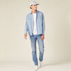 Jeans straight denim used homme
