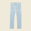 Jeans straight denim snow bleach homme