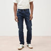 Jeans straight longueur 34 denim brut homme
