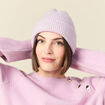Bonnet mauve femme