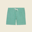 Short droit avec cordon vert homme