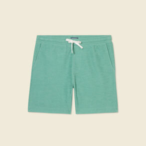 Short droit avec cordon vert homme