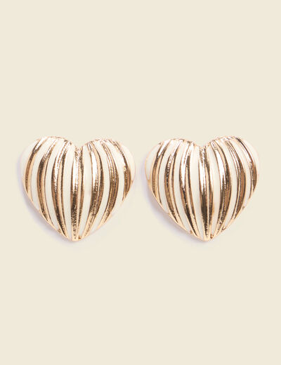 Boucles d'oreilles couleur or femme