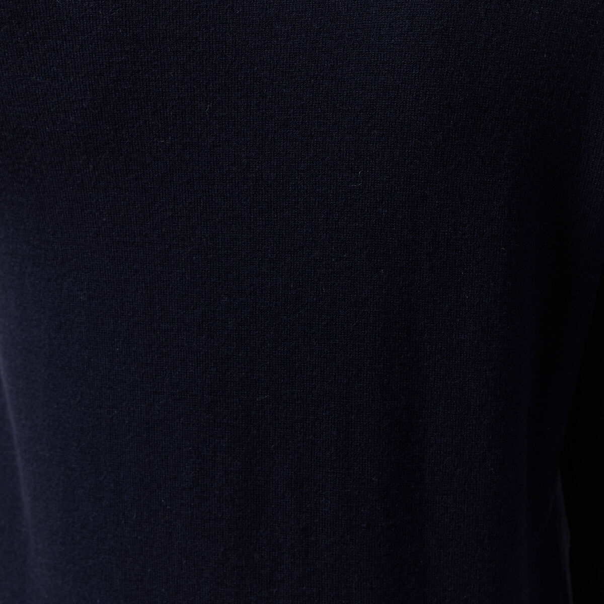 Robe manches longues bleu fonc&eacute; femme