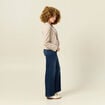 Veste blazer double boutonnage beige femme