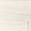 Bermuda droit en jean denim snow gris homme
