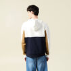 Sweat &agrave; capuche manches longues ecru homme