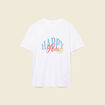 T-shirt manches courtes ecru homme