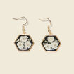 Boucles d'oreilles noir femme