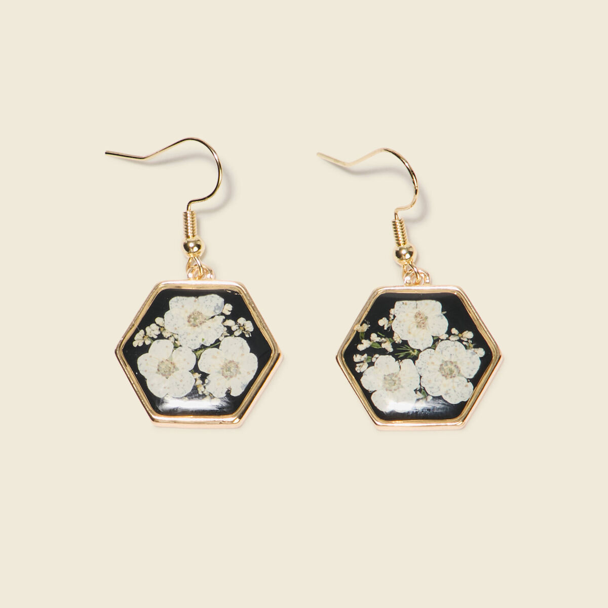 Boucles d'oreilles noir femme