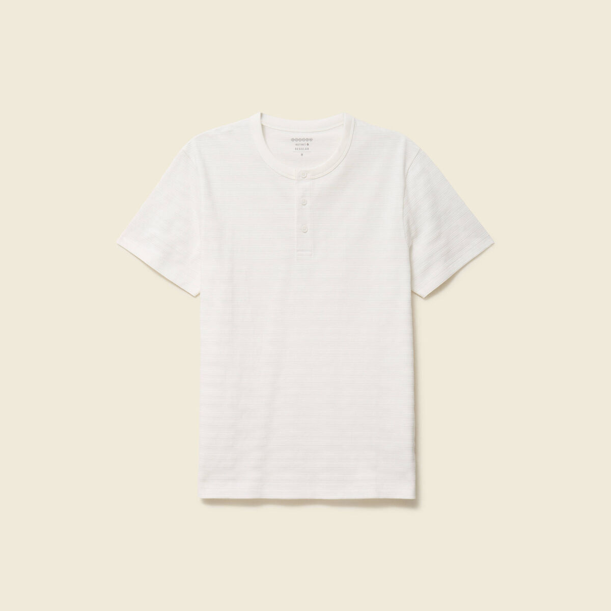 T-shirt en coton ecru homme