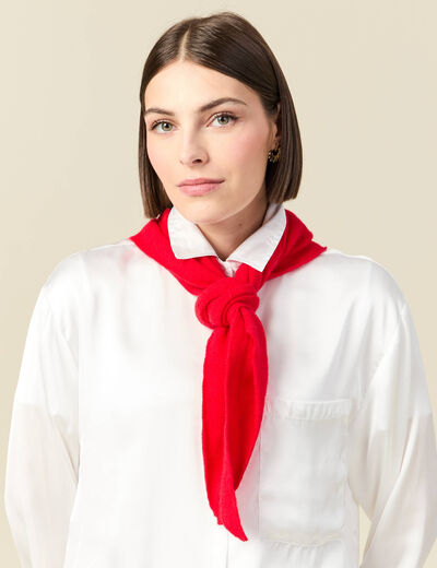&Eacute;charpe rouge femme