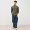 Pantalon bleu fonc&eacute; homme