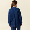 Surchemise en jean denim brut femme
