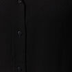 Chemise manches longues fluide noir femme