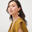 Boucles d'oreilles couleur or femme