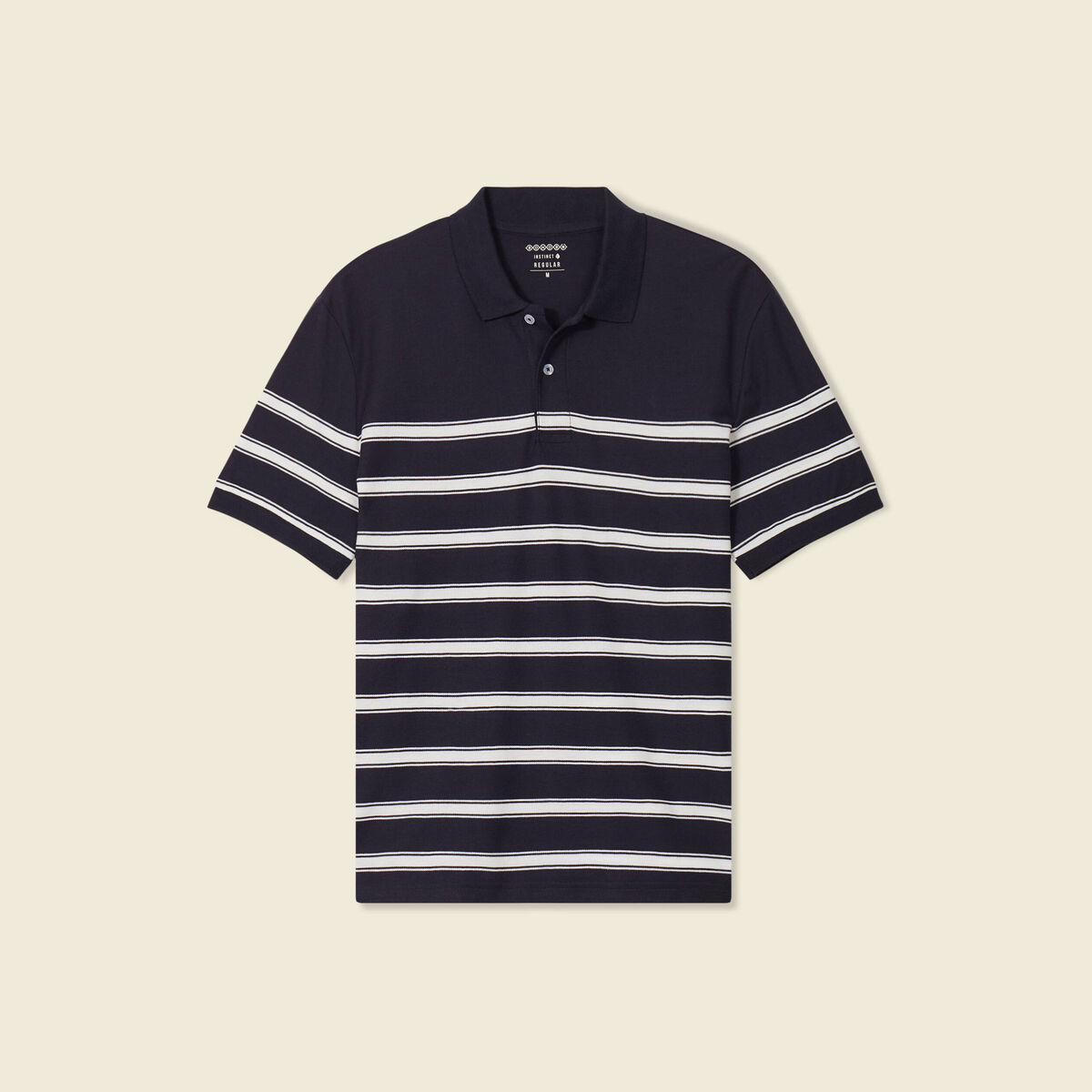 Polo éco-responsable ecru homme