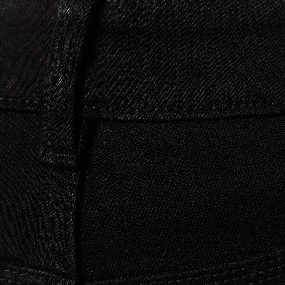 Jeans regular éco-responsable denim noir homme