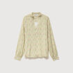 Blouse manches longues vert kaki femme