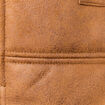 Veste su&eacute;dine sans manches marron femme