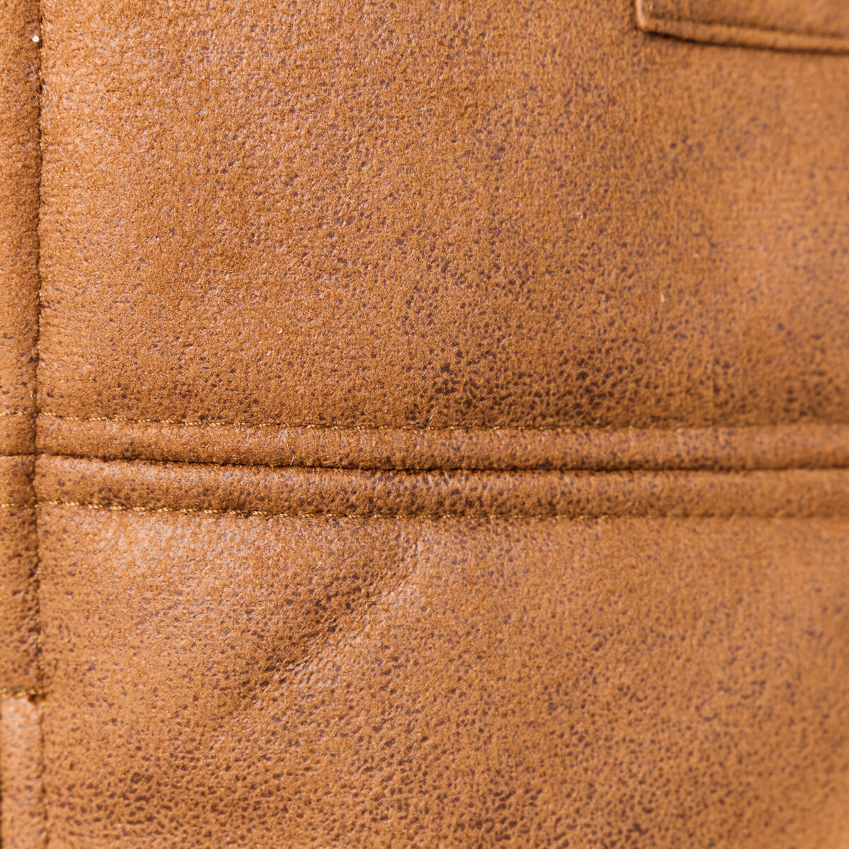 Veste su&eacute;dine sans manches marron femme