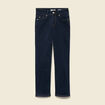 Jeans regular 7/8&egrave;me taille standard denim brut rinse femme