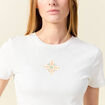 T-shirt éco-responsable ivoire femme