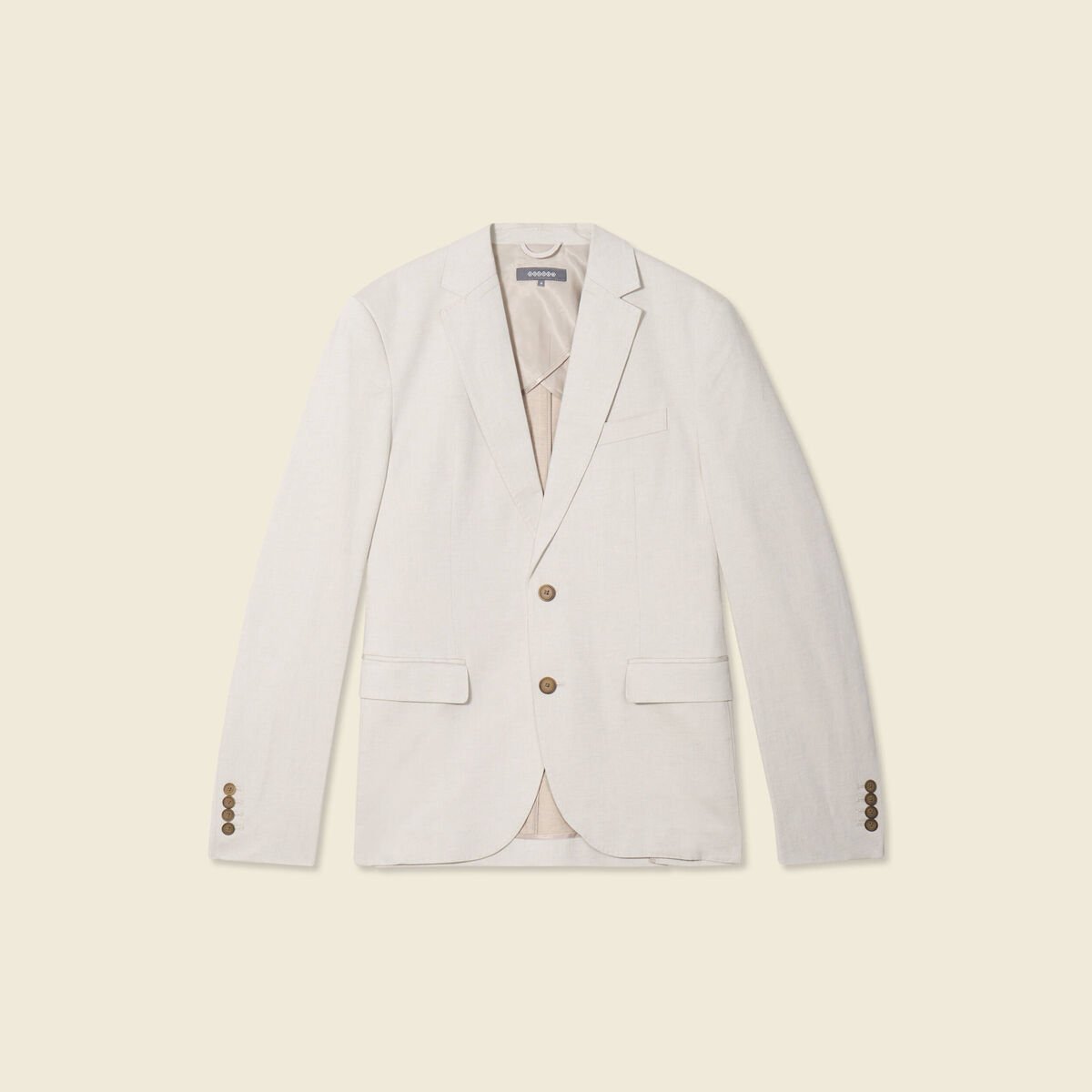 Veste blazer cintré sable homme
