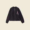 Veste bomber éco-responsable noir femme