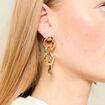 Boucles d'oreilles couleur or femme