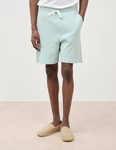 Bermuda bleu gris homme