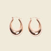 Boucles d'oreilles créoles couleur or femme