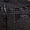 Jeans large longueur 34 en coton denim noir homme