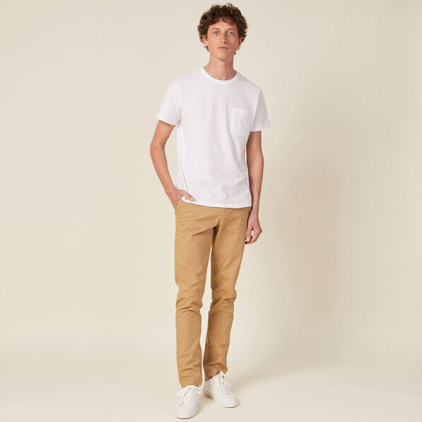 pantalon slim instinct chino beige homme Pantalon slim Instinct chino beige homme