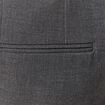 Pantalon slim cigarette gris fonc&eacute; homme