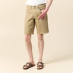 Bermuda droit 5 poches gris homme