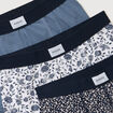 Lot de 3 boxers bleu fonc&eacute; homme