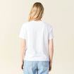 T-shirt manches courtes blanc femme