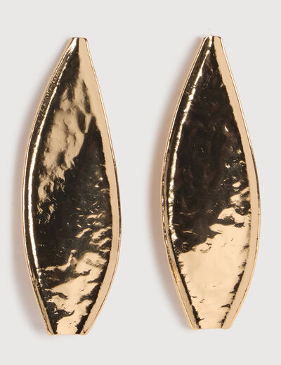 Boucles d'oreilles couleur or femme