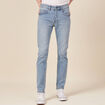 Jeans slim 5 poches denim used homme