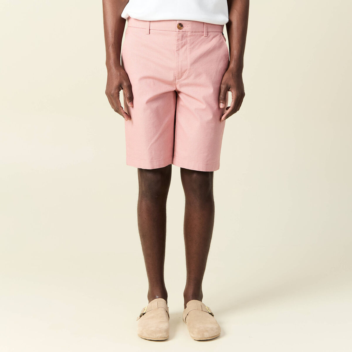 Short rose clair homme