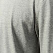 T-shirt en coton manches longues gris homme