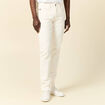 Jeans straight homme used L34 denim blanc homme