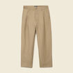 Pantalon droit longueur 32 vert olive homme