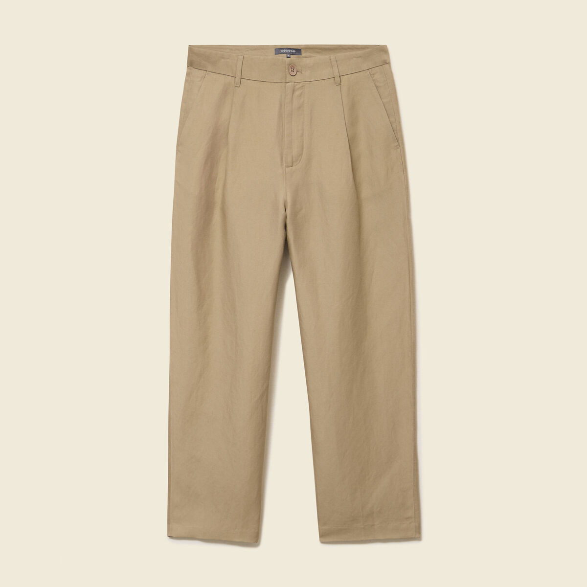 Pantalon droit longueur 32 vert olive homme