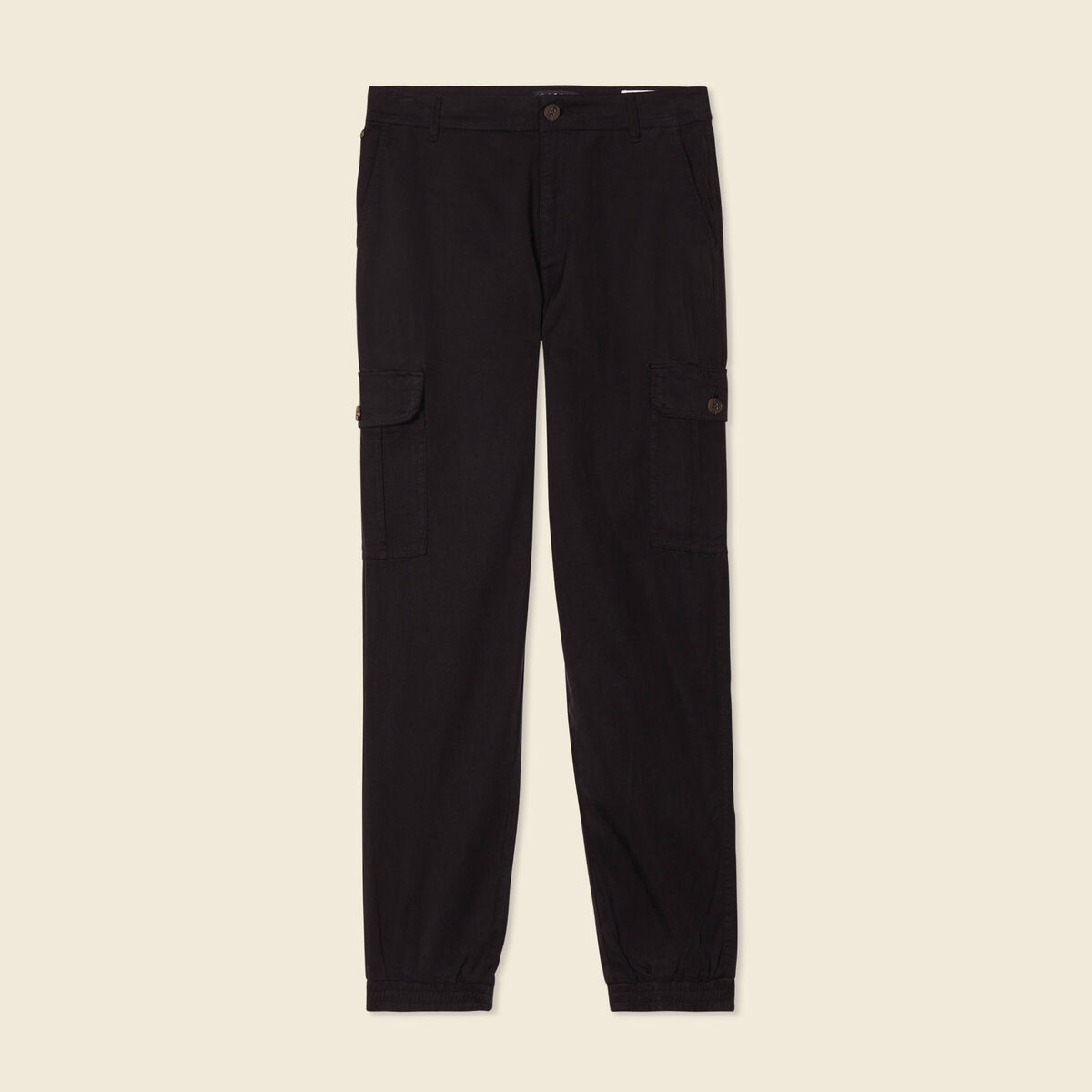 Pantalon battle 7/8&egrave;me taille standard noir femme