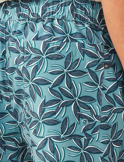 Short de bain bleu pétrole homme