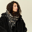 &Eacute;charpe noir femme