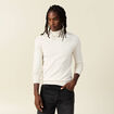 Pull manches longues ecru homme