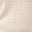 Pull manches longues col bateau creme femme